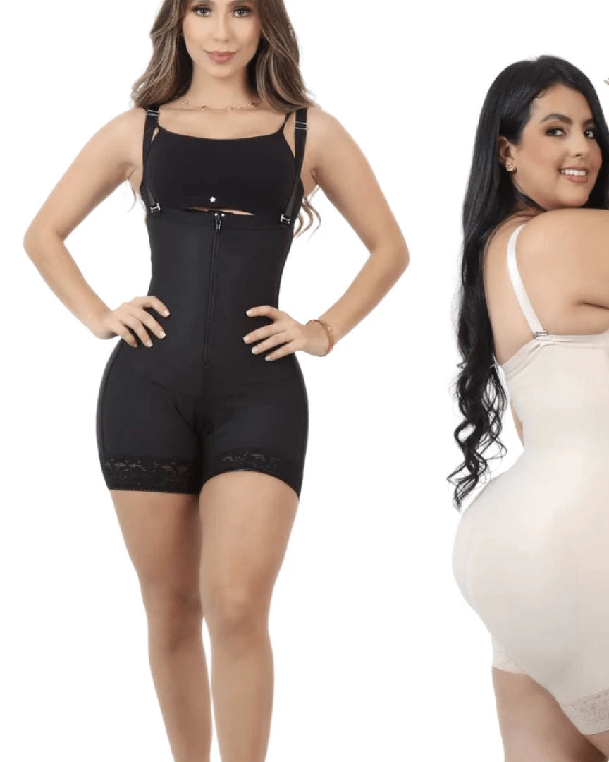 Enterizo reductor strapless con realce interno
